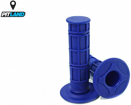 Ручки руля (грипсы) MX 1/2 Waffle-Синий Ручки руля (грипсы) MX 1/2 Waffle-Синий