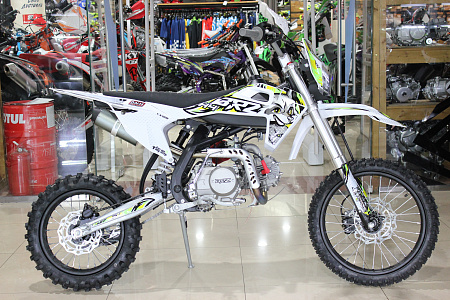 Питбайк BRZ (БРЗ) H4 YX125 17/14 2024 (белый-желтый-зелёный) Питбайк BRZ (БРЗ) H4 YX125 17/14 2024 (белый-желтый-зелёный)