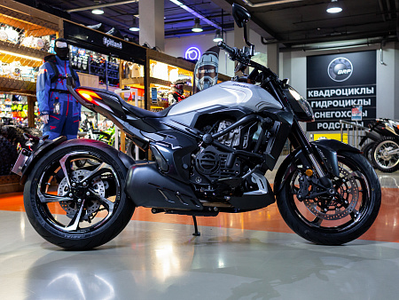 Мотоцикл Zontes (Зонтес) ZT350-V1 (4T ZT184MP EFI) 17/17 ПТС серебристый Мотоцикл Zontes (Зонтес) ZT350-V1 (4T ZT184MP EFI) 17/17 ПТС серебристый